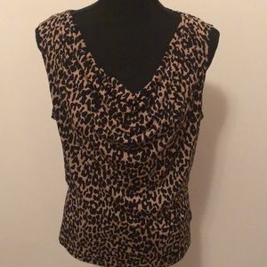 Calvin Klein animal print shell
